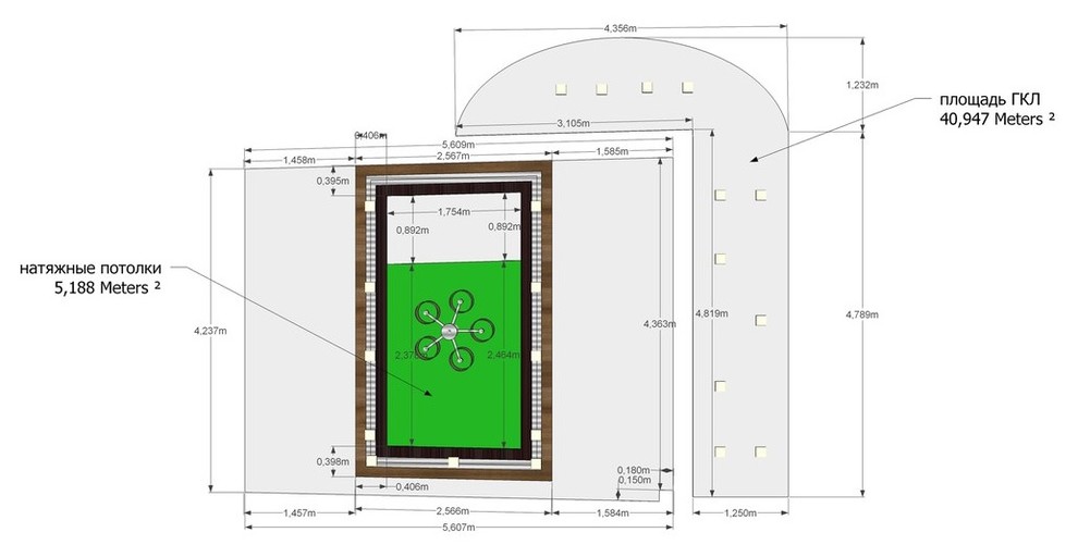 Дизайн интерьера квартиры (для семьи с одним ребенком)