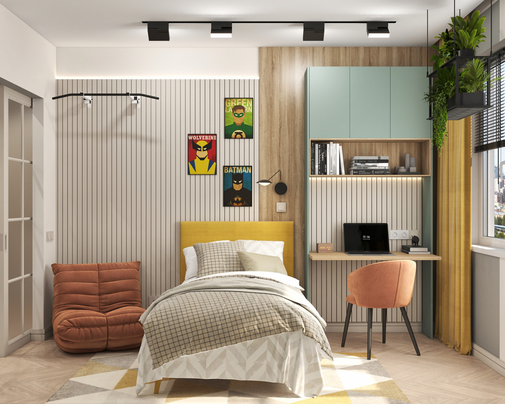 Яркая и спортивная квартира