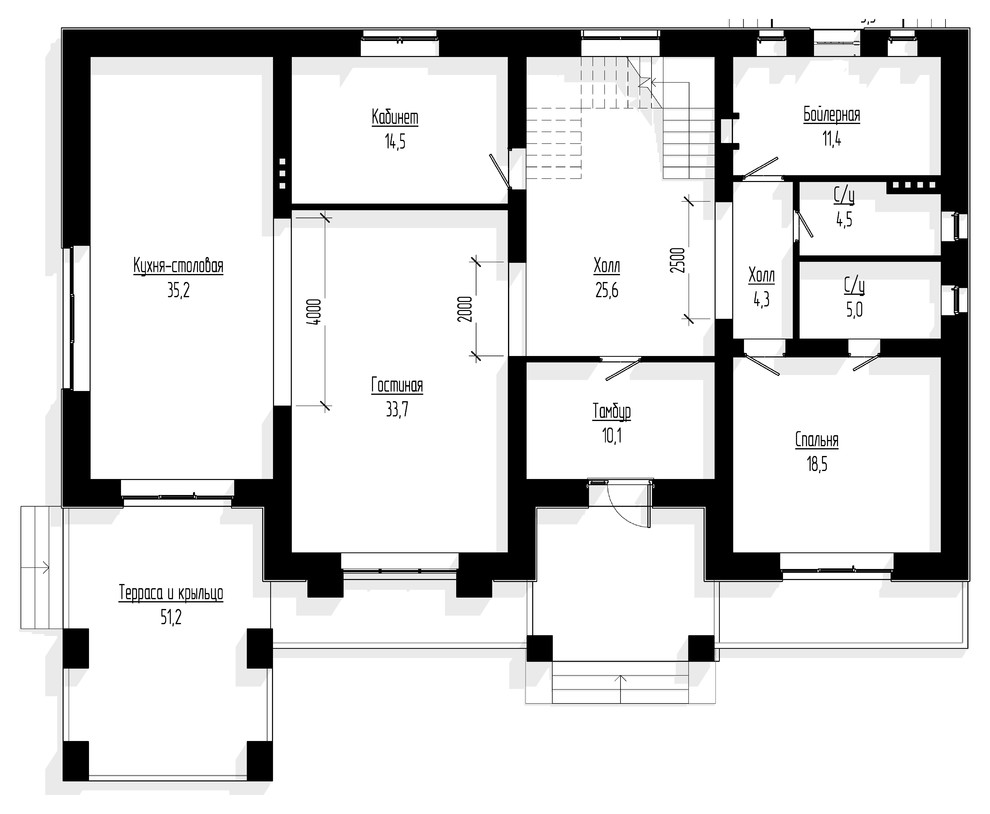 Дом в стиле Райте для Карима