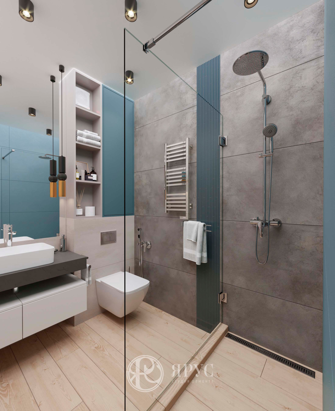 Однокомнатная квартира в современном стиле