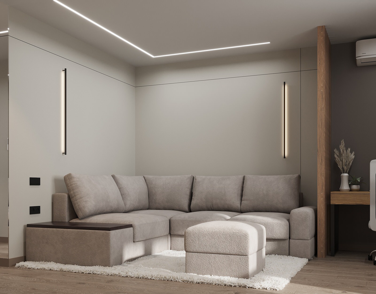 Трехкомнатная квартира с видом на лес