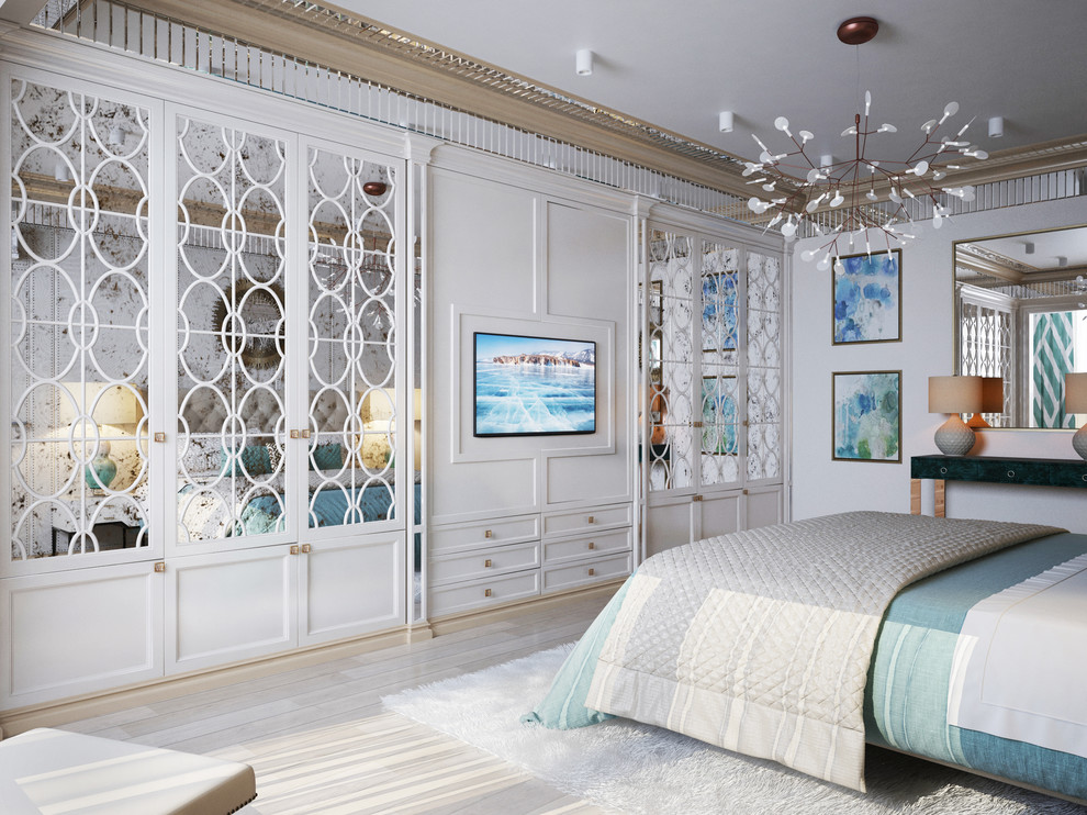 нежная спальня для молодой пары