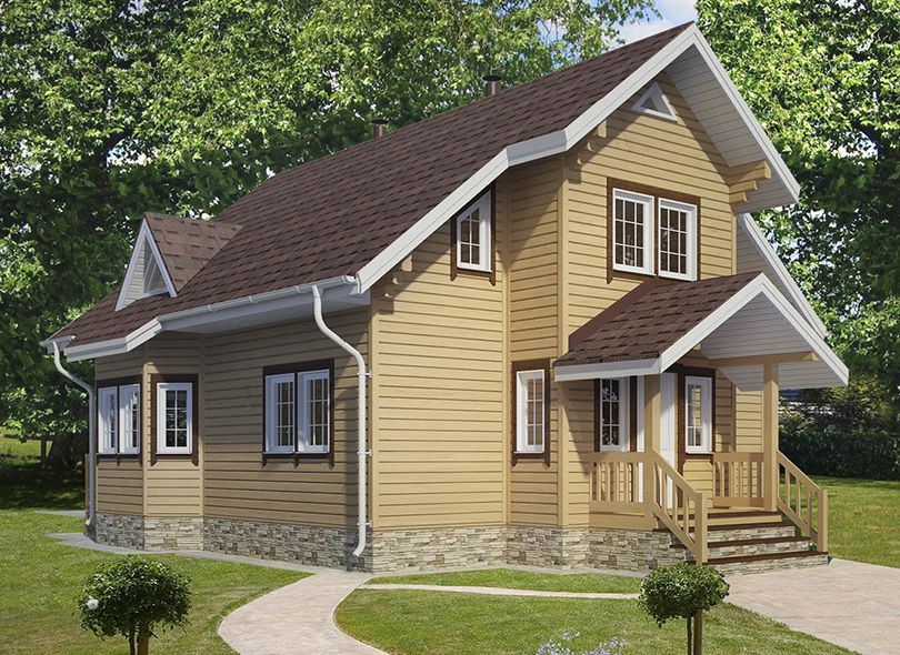 Обложка проекта: Клееный брус