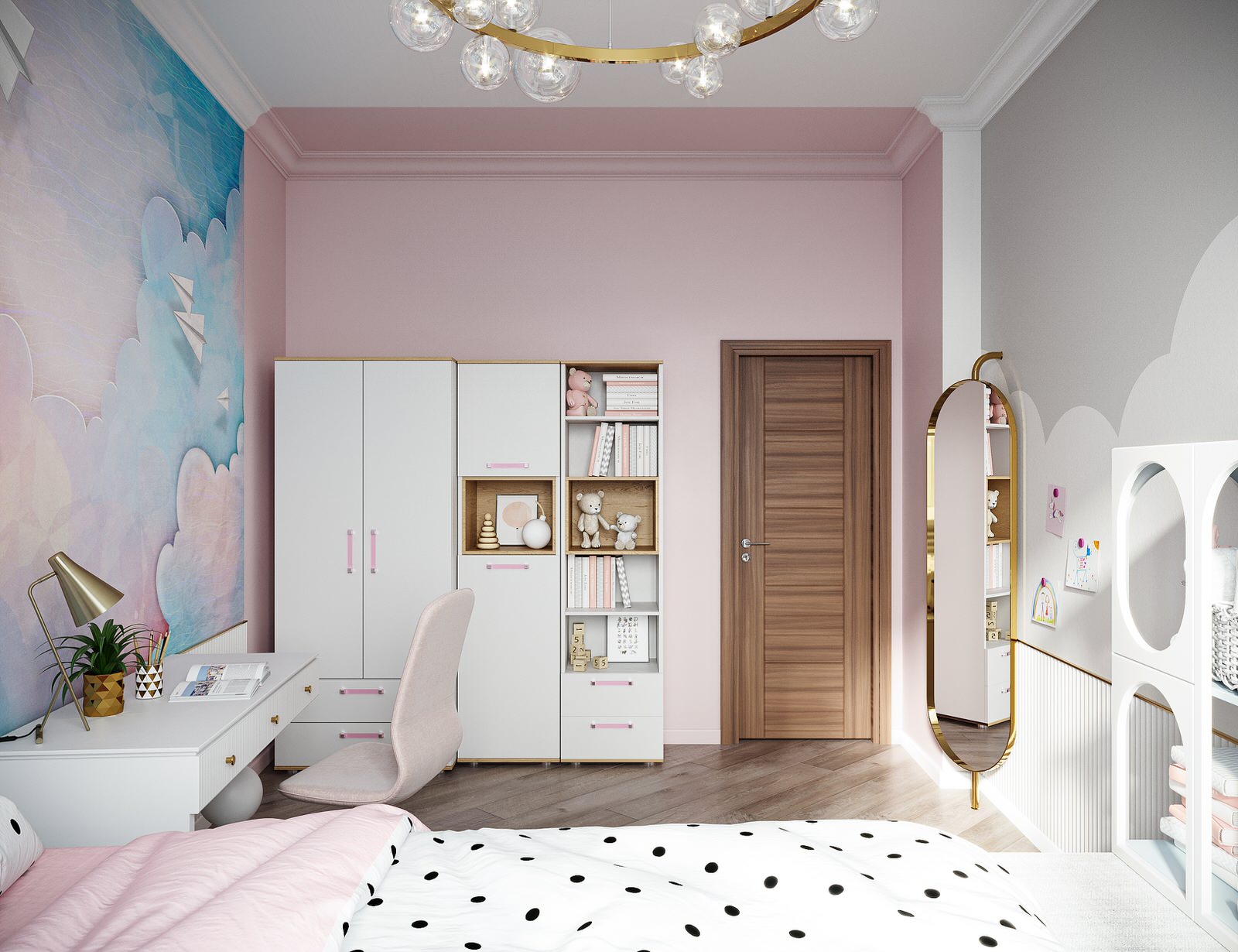 Обложка проекта: Декорирование детской комнаты, 14.5 кв.м.