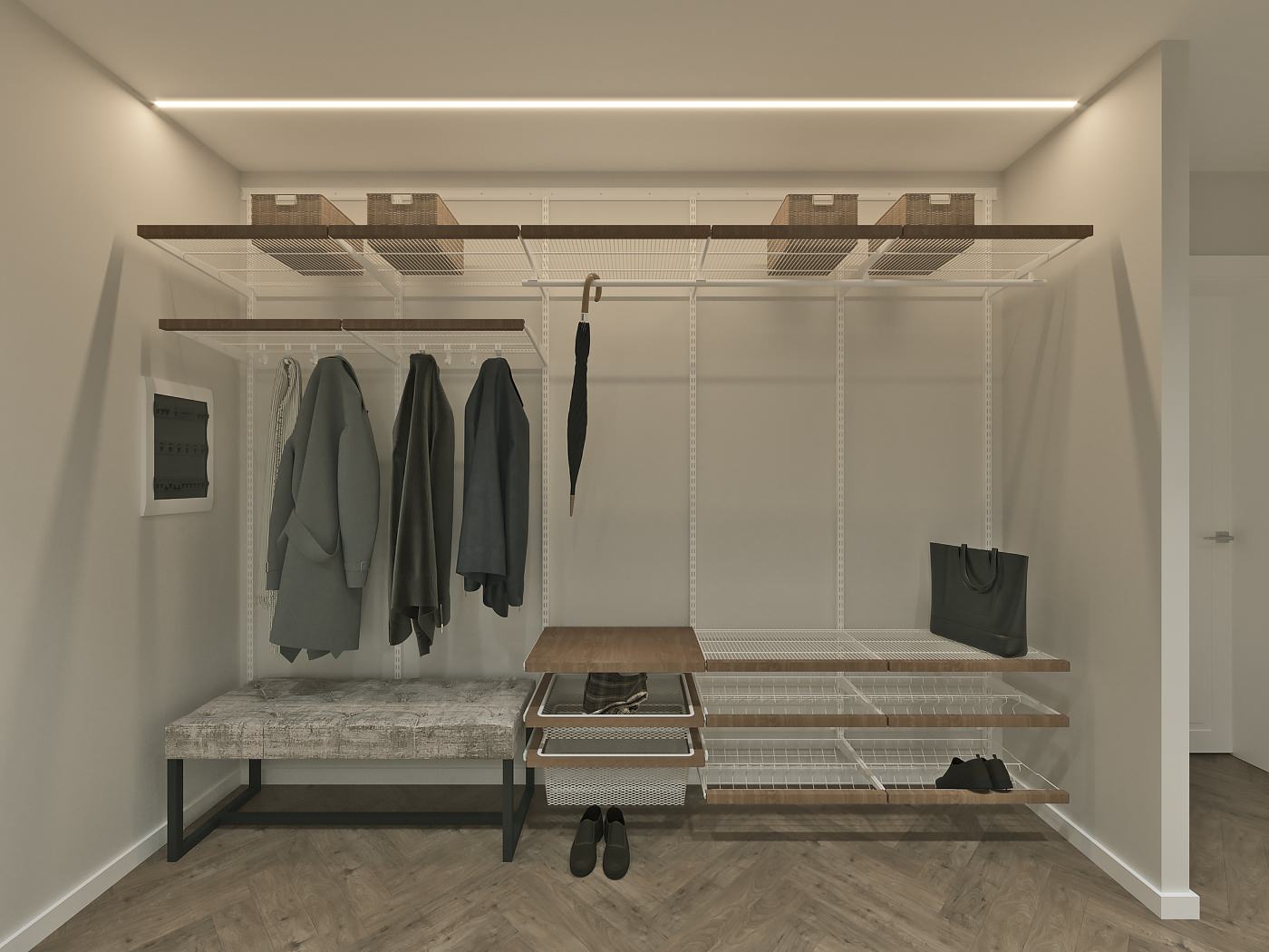 Прихожая ЖК "Резиденция"