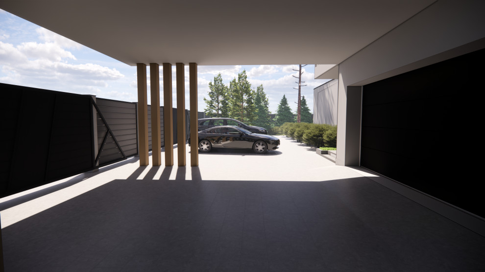 Зона въезда, парковки