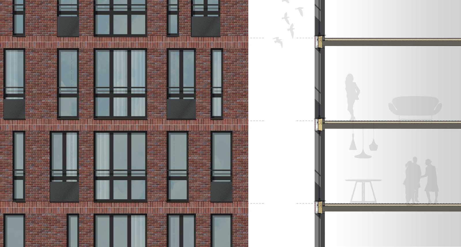 Обложка проекта: Фасады жилого дома