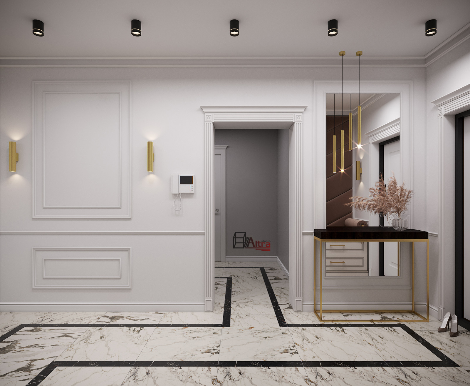 Квартира в стиле неоклассика