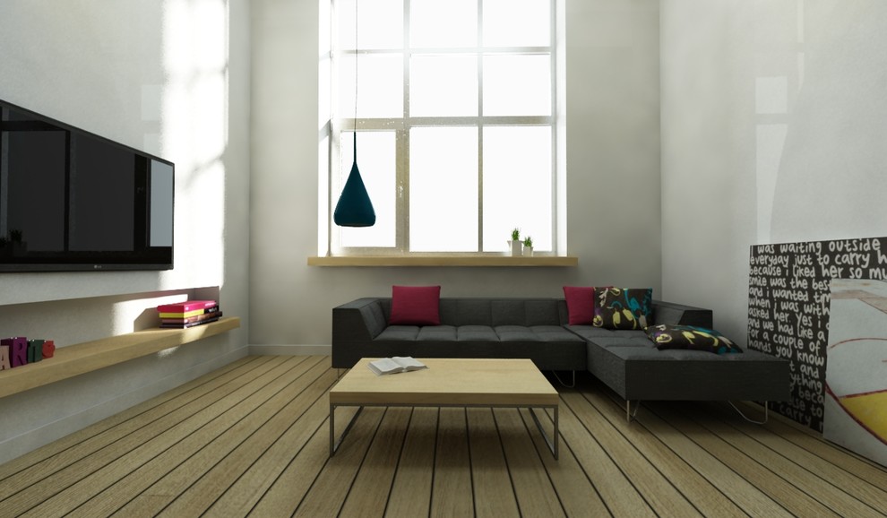 Дизайн-проект квартиры с надстройкой 2-го этажа