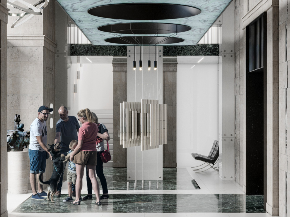 Зонна лобби гостиницы Графский причал