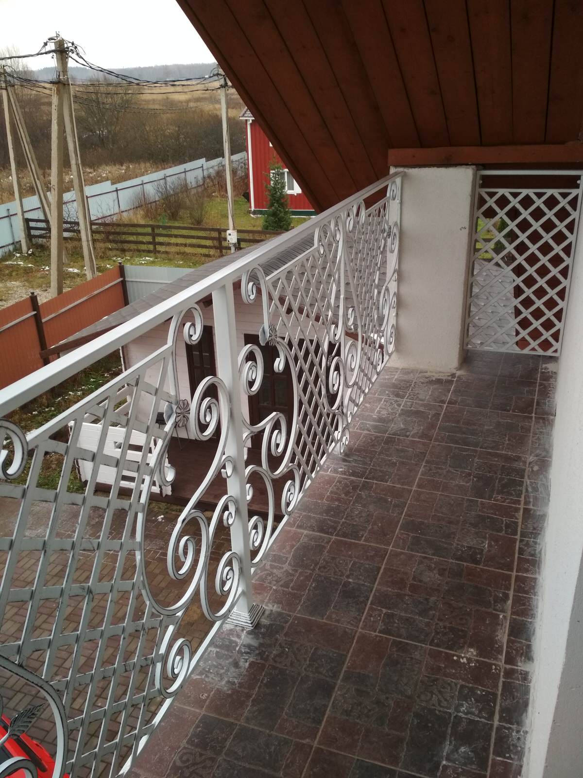 Балконное ограждение и французкий балкон в Заокске