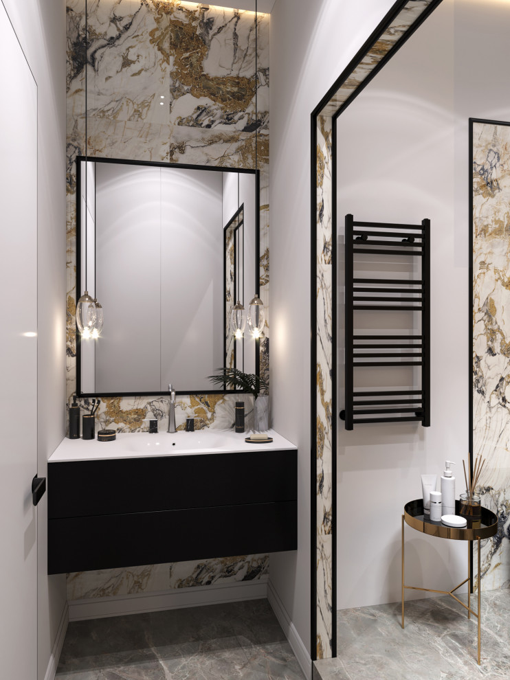 Минимализм с яркими акцентами.