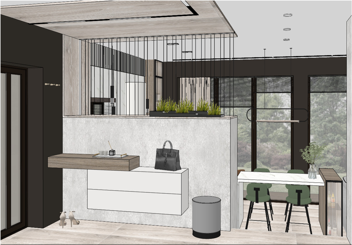 3д визуализация - прихожая