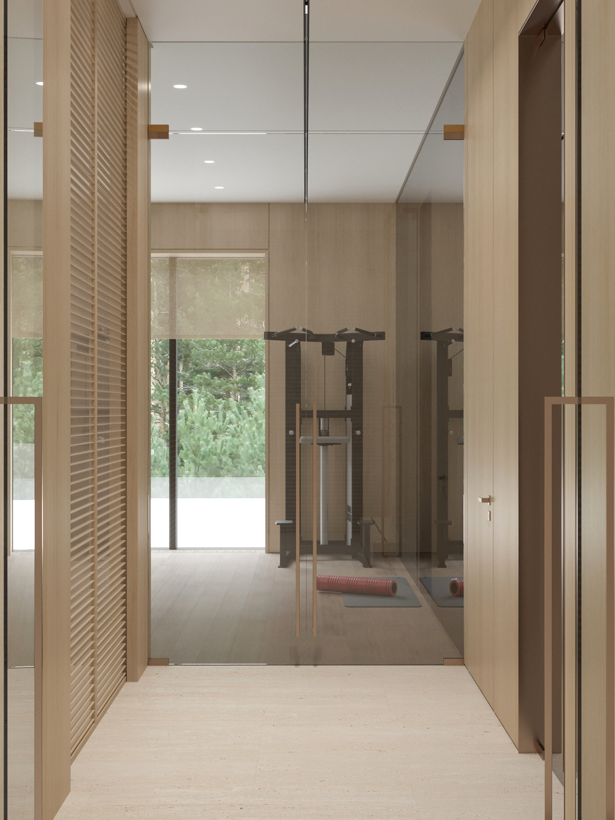 Интерьер СПА-2 в частной резиденции.