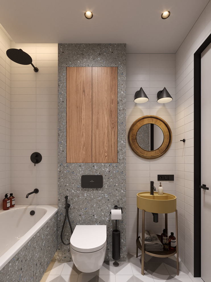 Квартира с зелеными акцентами