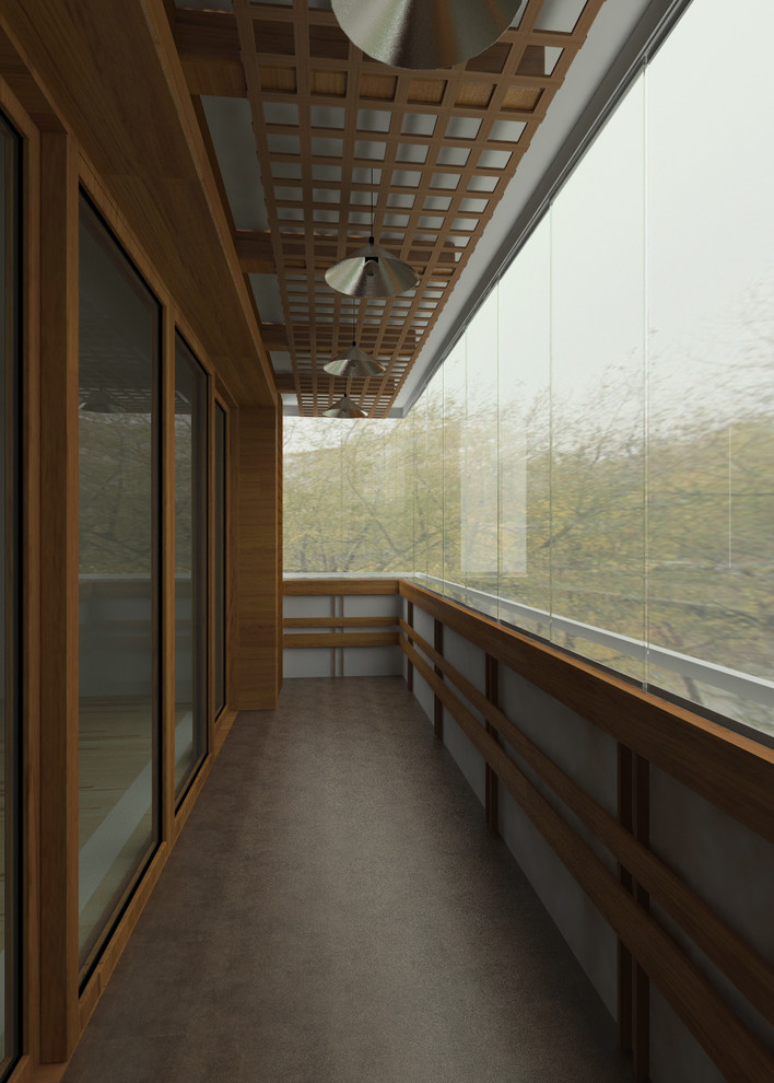 Отделка балкона на Шмитовском