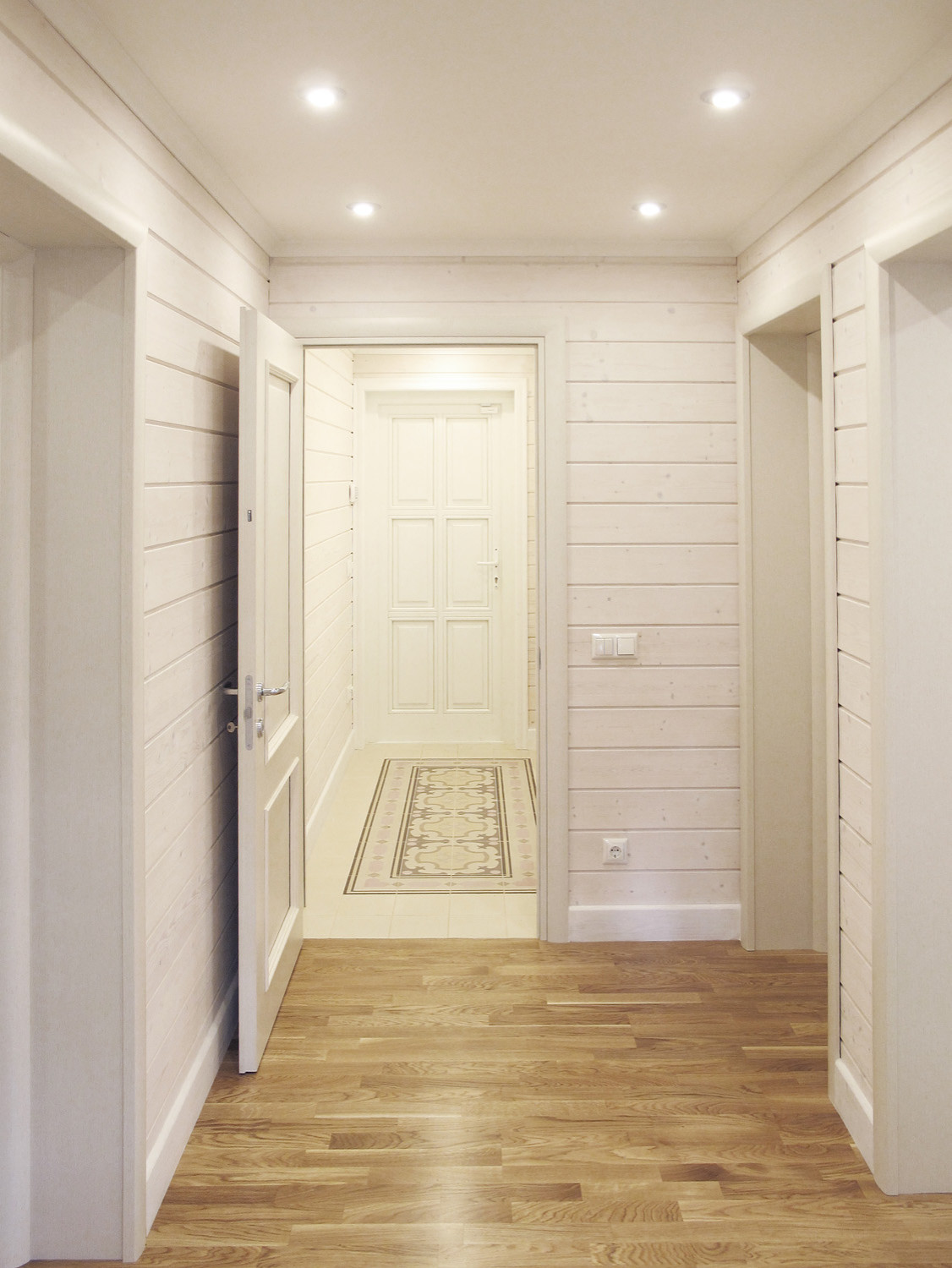 Одноэтажный загородный дом с баней