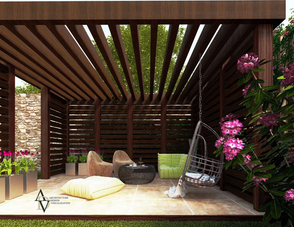 Дизайн современной беседки