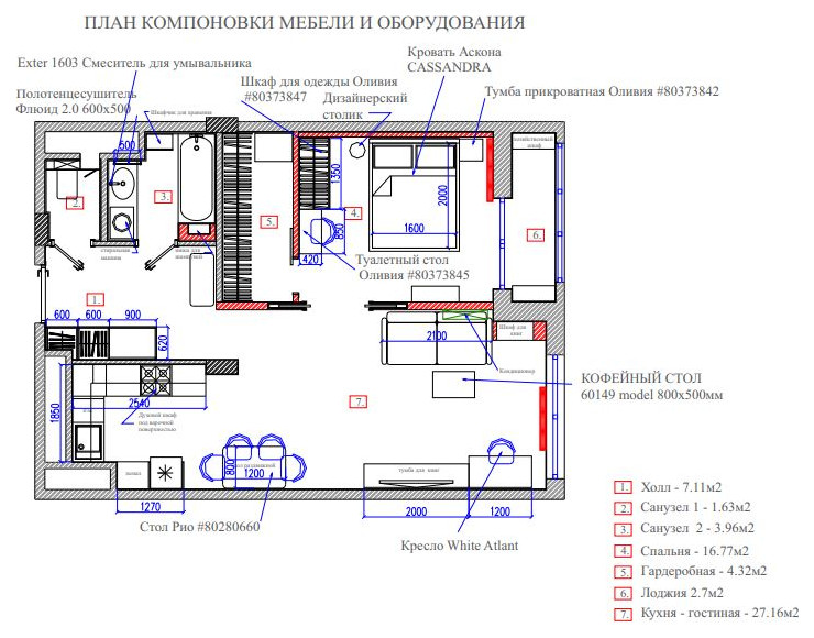 Квартира в Москве, в стиле современной классики