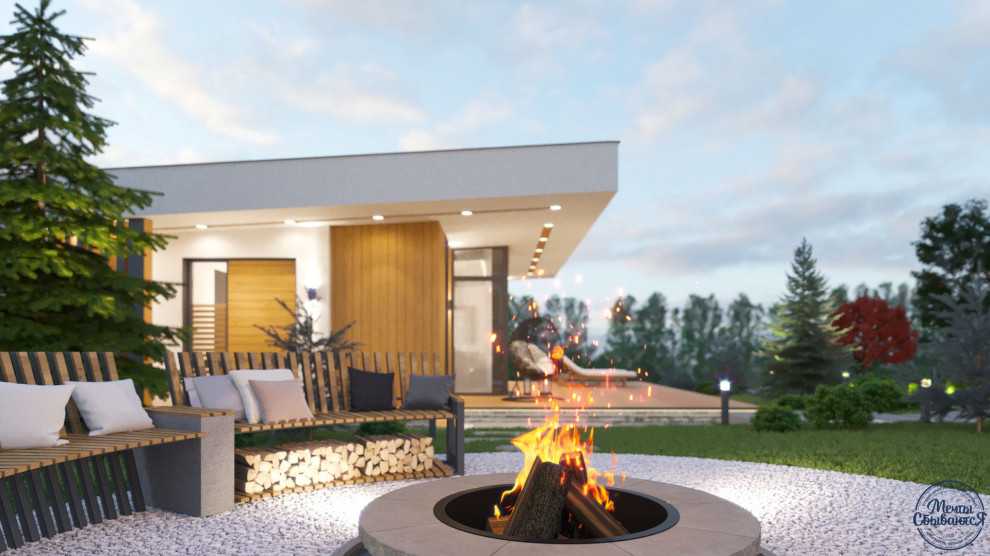 Проект двухэтажного индивидуального дома