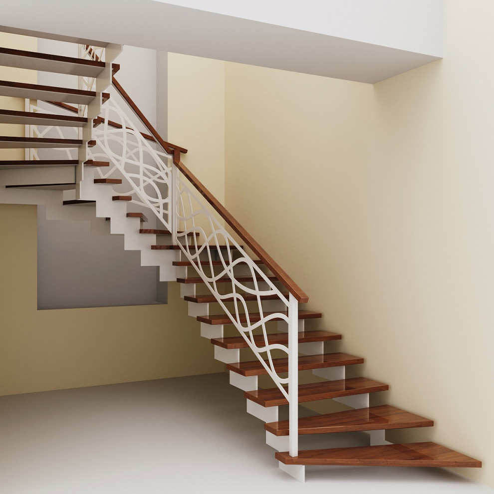 Проект лестницы для согласования с заказчиком.