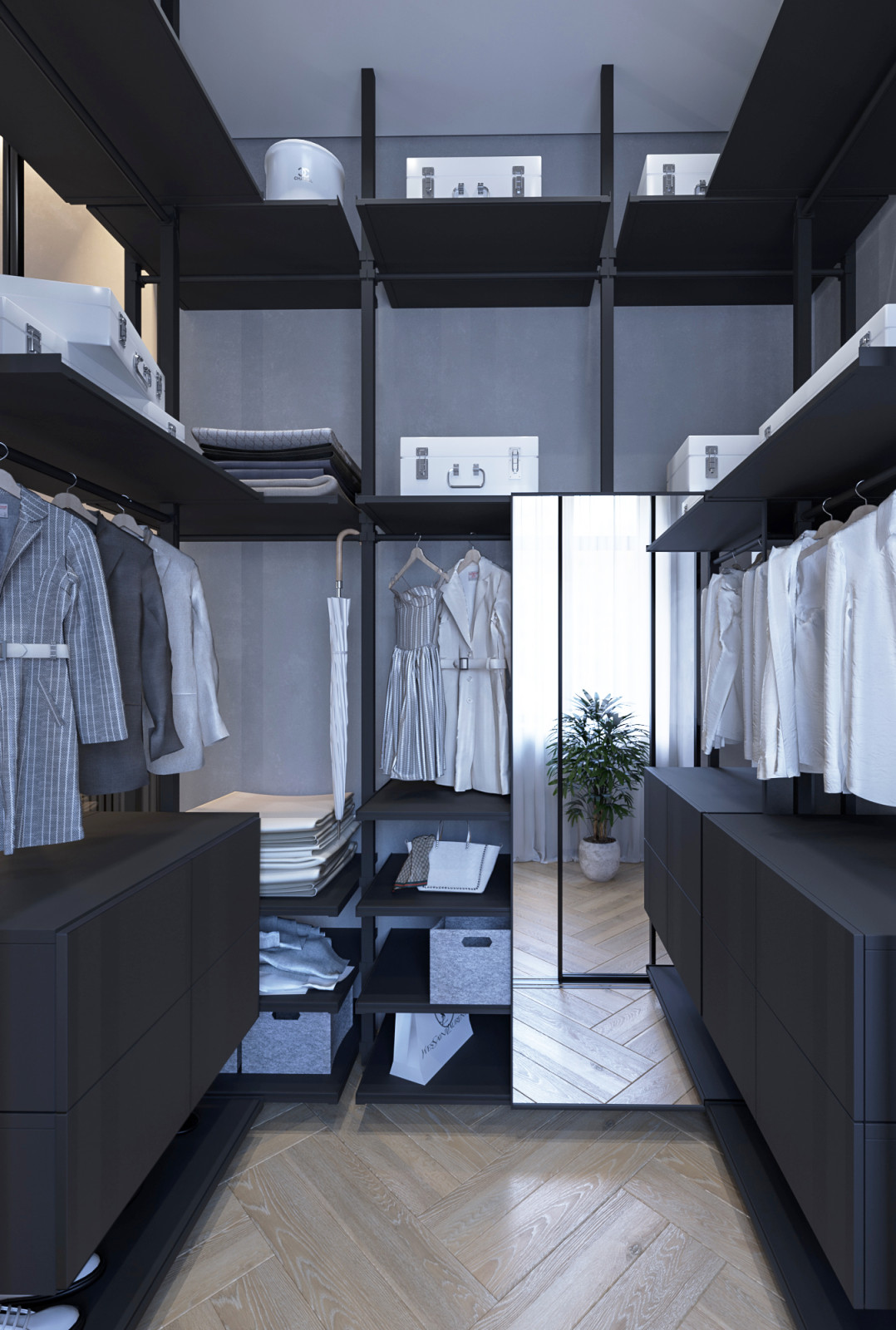 Серый минимализм в центре Петербурга