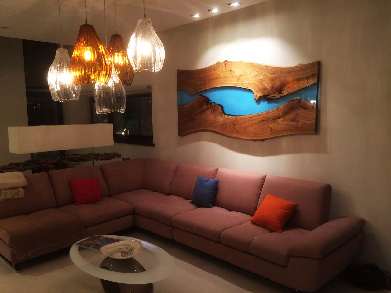 Пано «Amazing River» с речкой из смолы