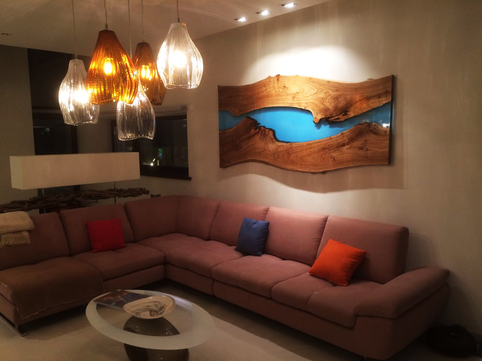 Пано «Amazing River» с речкой из смолы