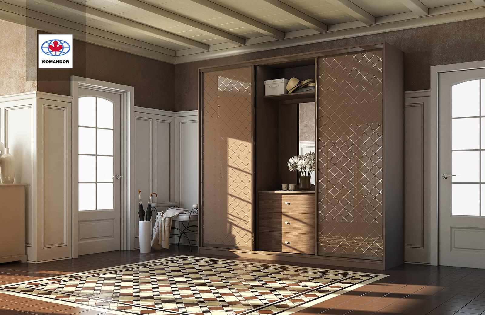 3Д визуализация застройки помещений мебелью