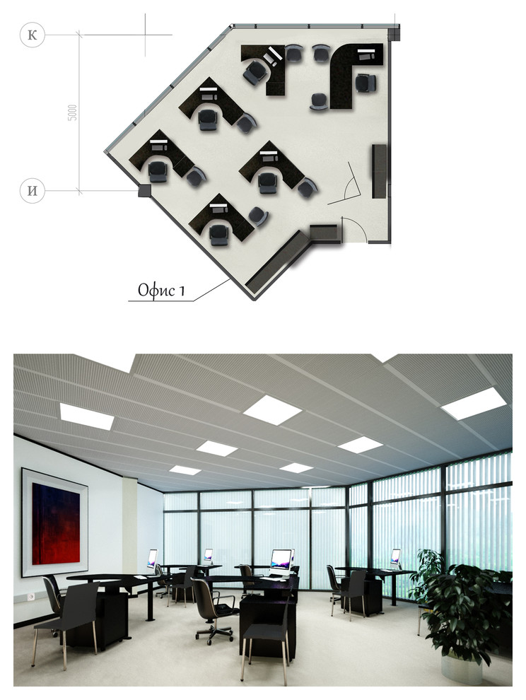 Дизайн интерьеров в составе мультифункционального центра. Эскизный дизайн-проект