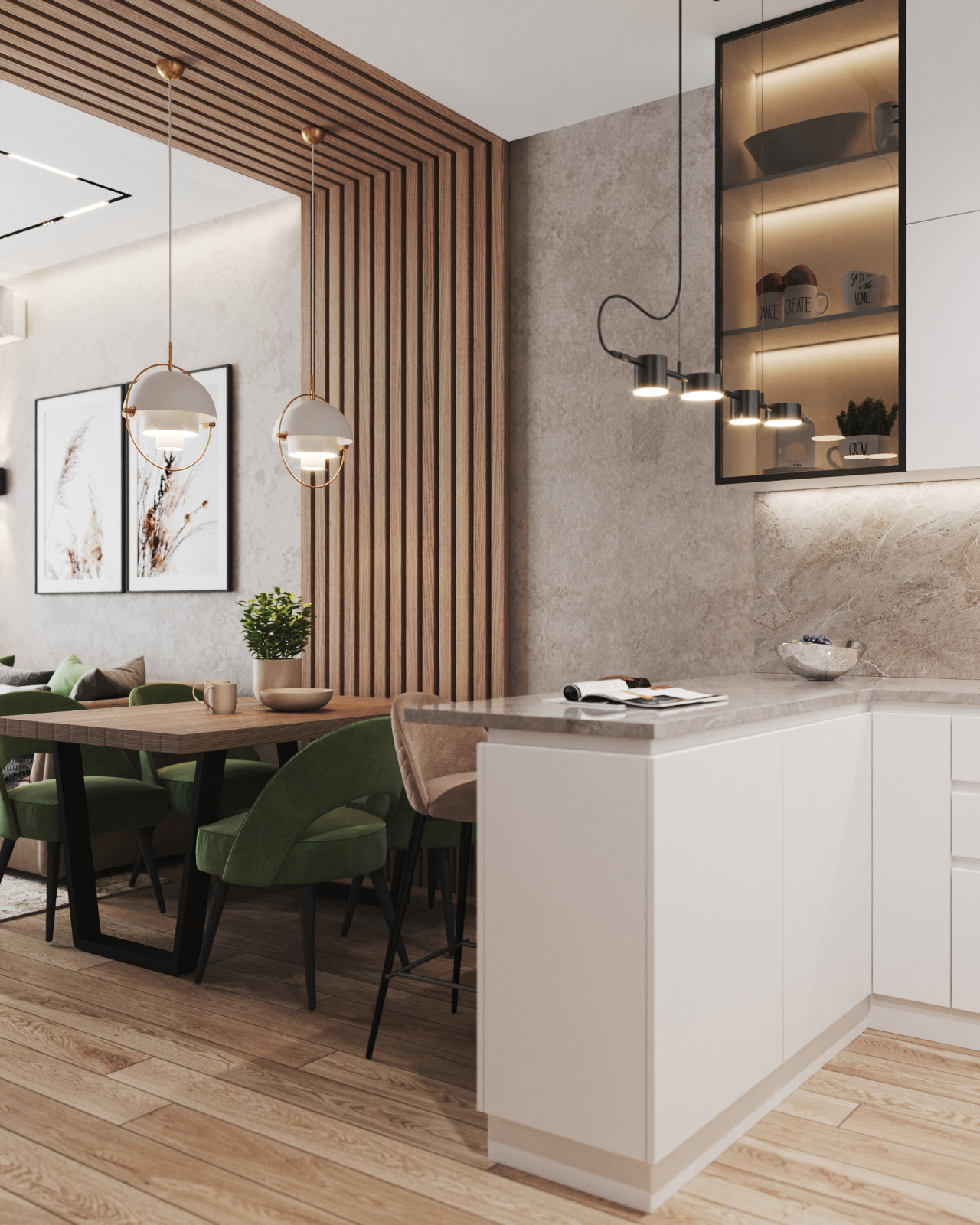 Трехкомнатная квартира в ЖК Savin House