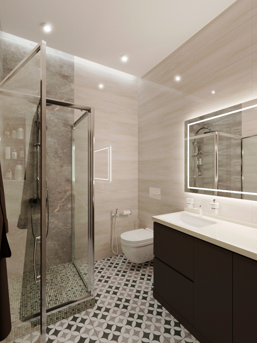 Обложка проекта: Проект санузла в квартире