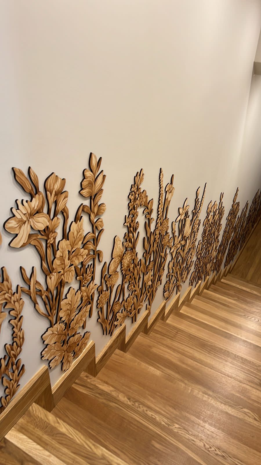 Декор на лестницу (после монтажа)