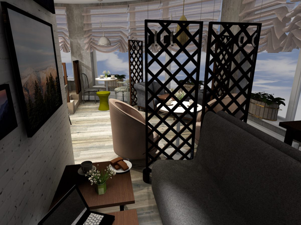 Дизайн-проект кафе быстрого питания в Новокузнецке