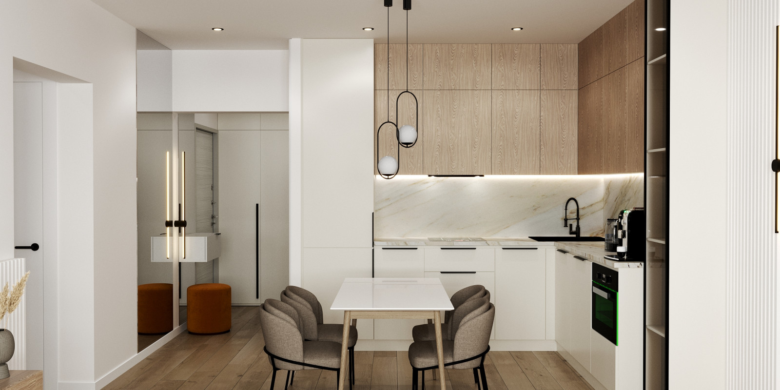 3D Визуализация интерьера квартиры