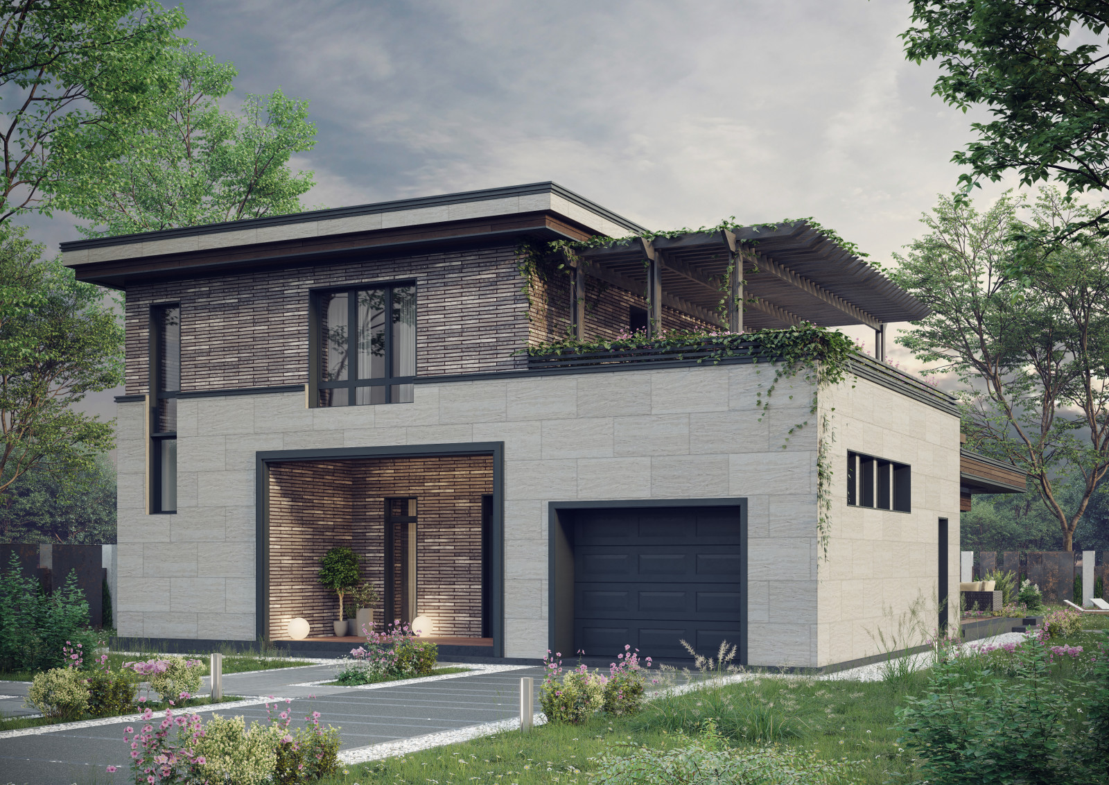 Обложка проекта: Индивидуальный жилой дом в Московской области