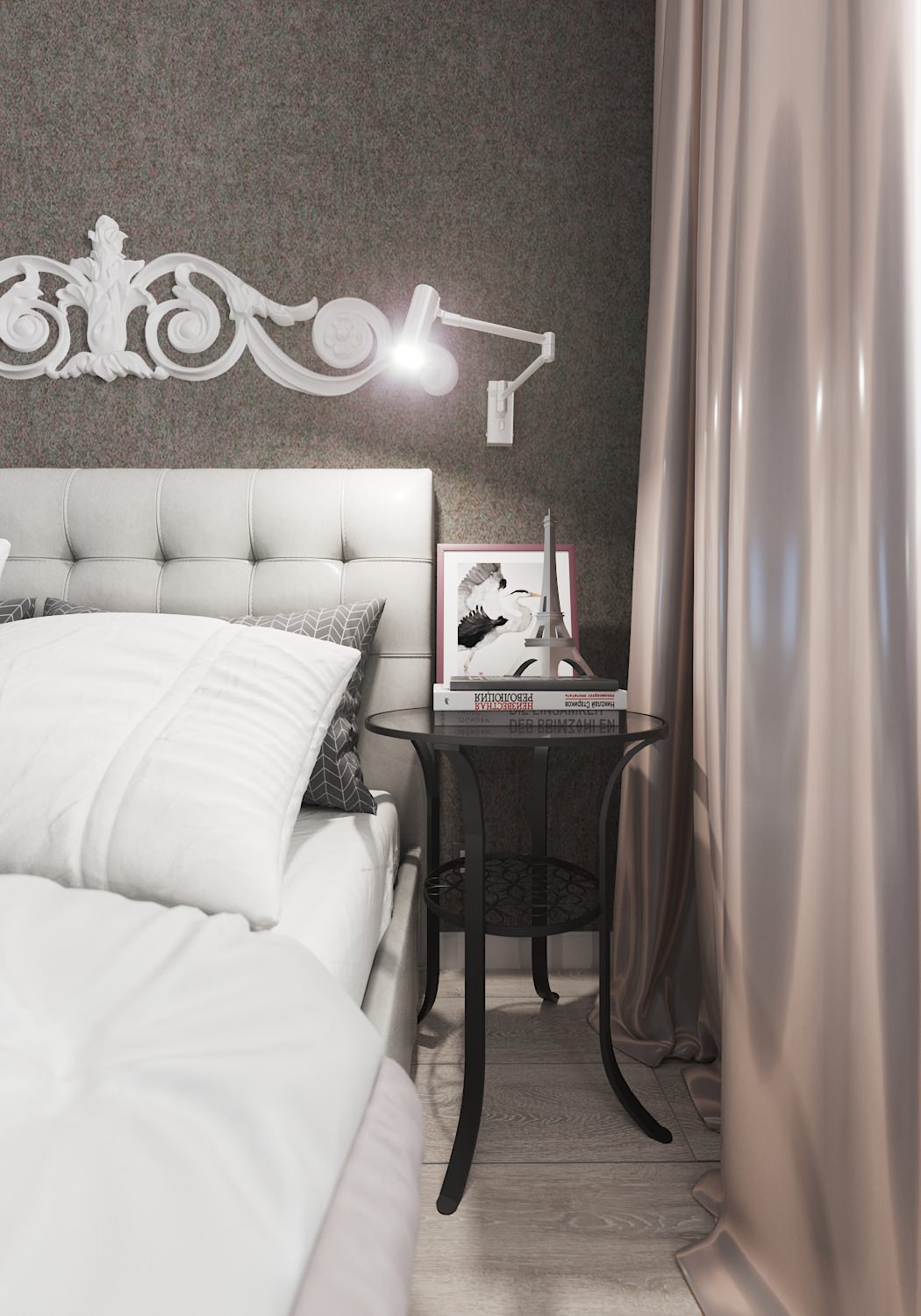 Светлый, воздушный интерьер в спокойных цветах