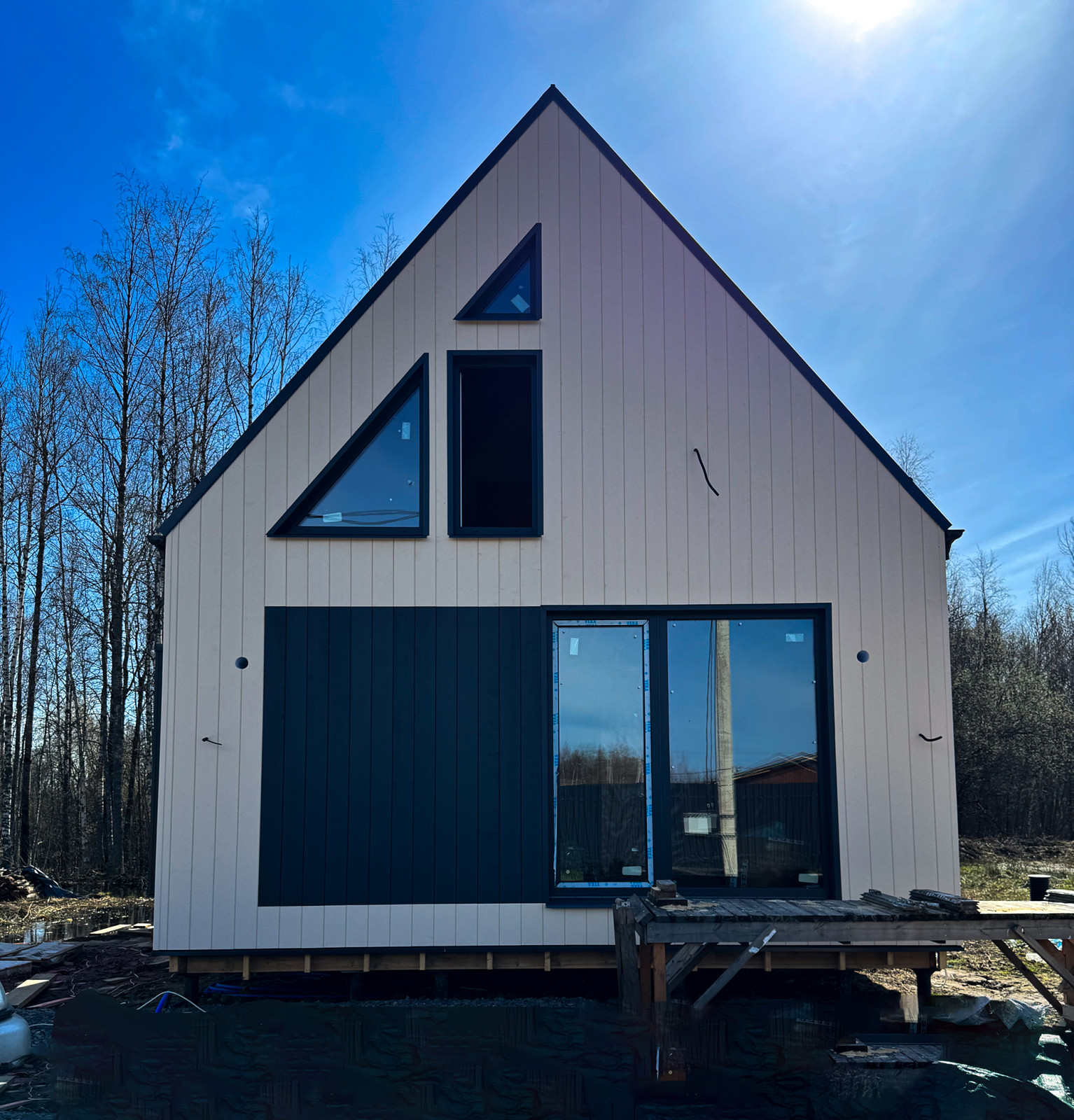 Строительство каркасного дома по готовому проекту