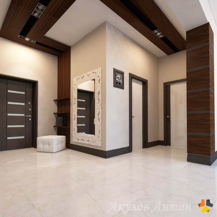 Дизайн-проект интерьера коттеджа 250 кв.м.