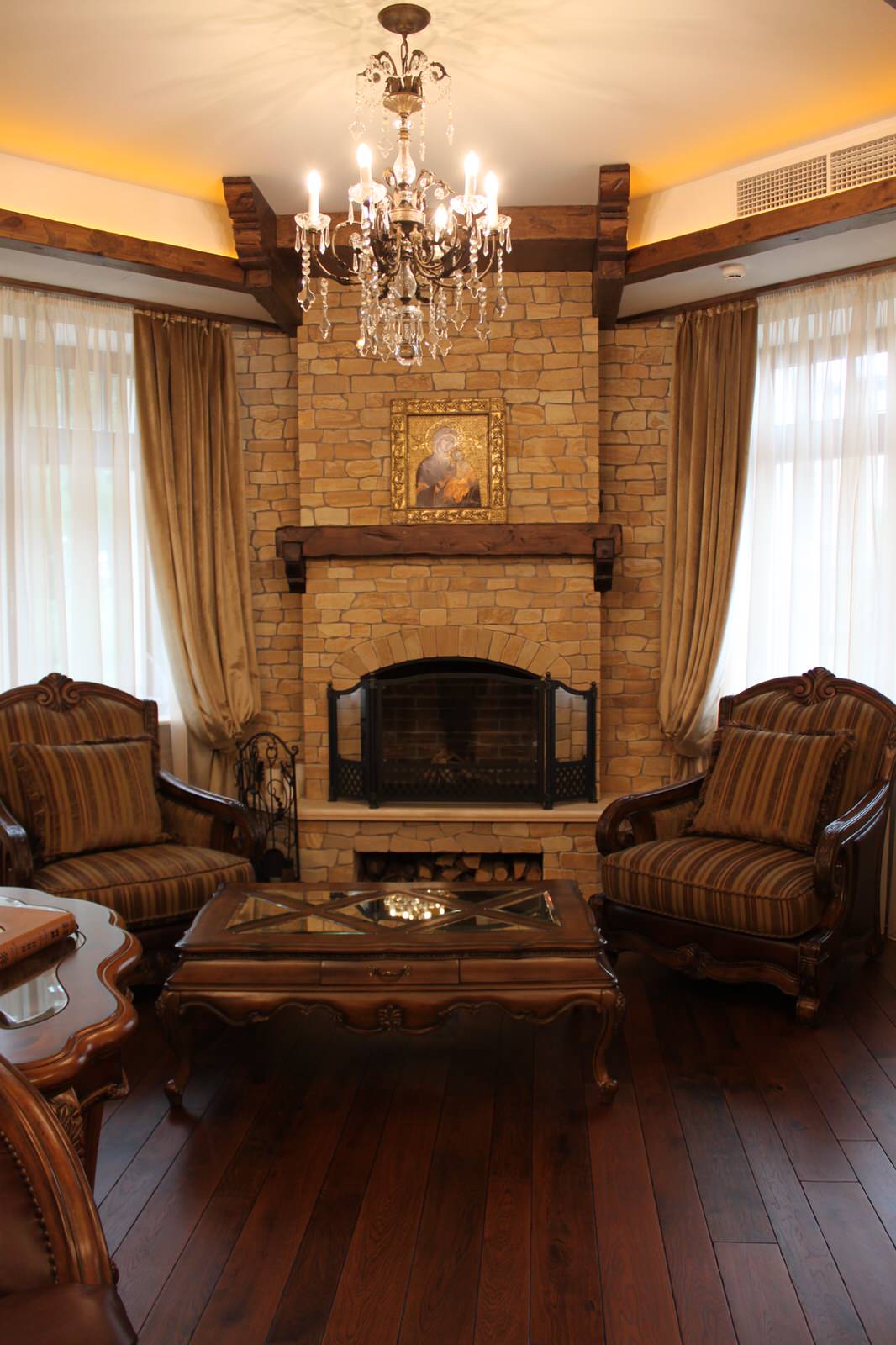 Интерьеры дома в поселке "Третья Охота"