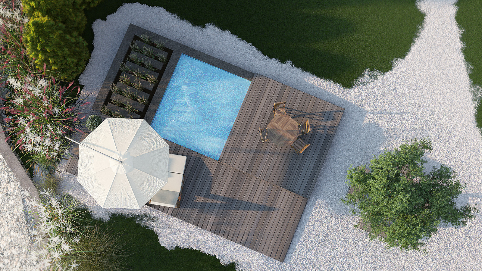 Ландшафтный проект, организация участка.