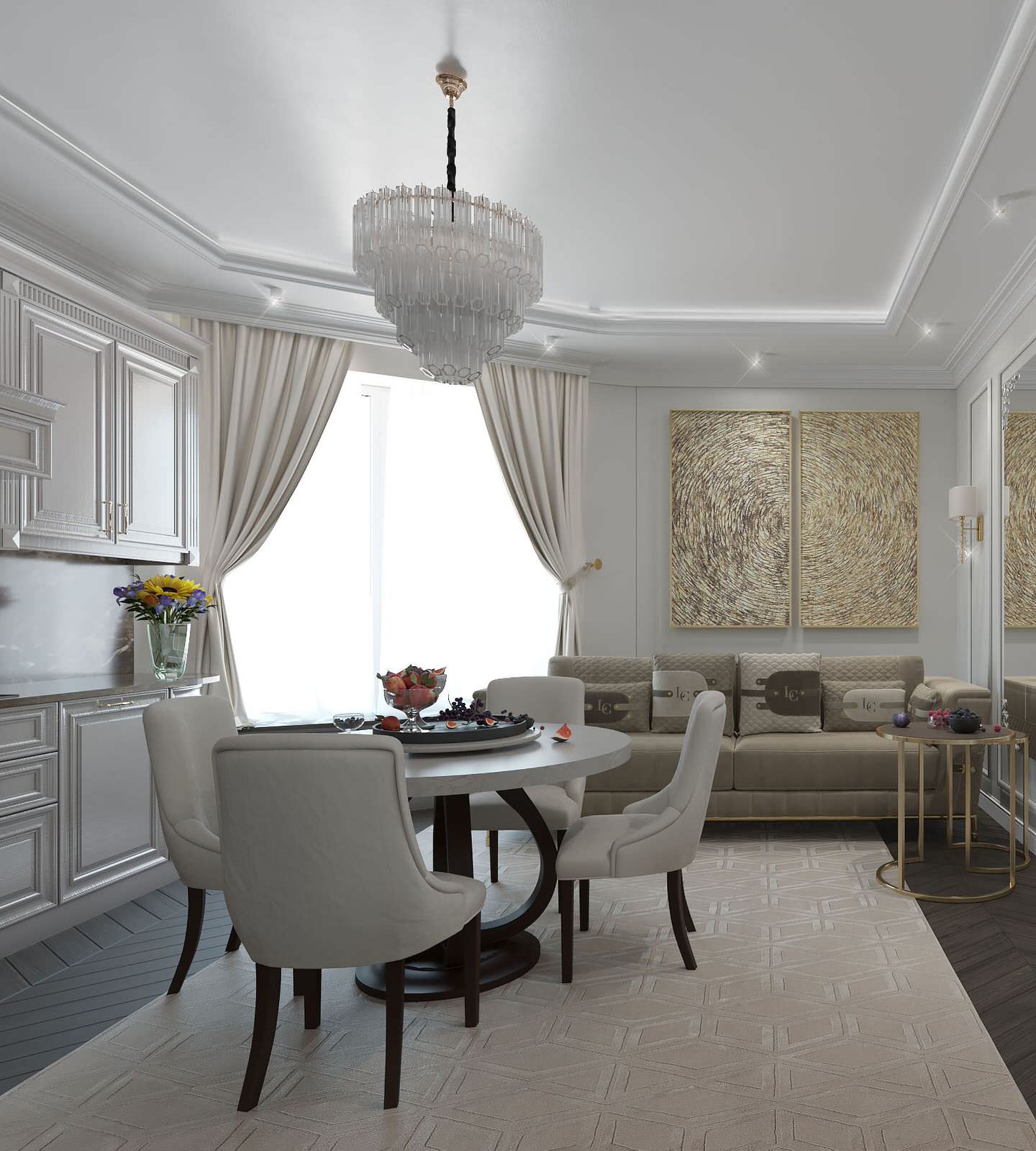 Обложка проекта: Трехкомнатная квартира в ЖК "Символ"