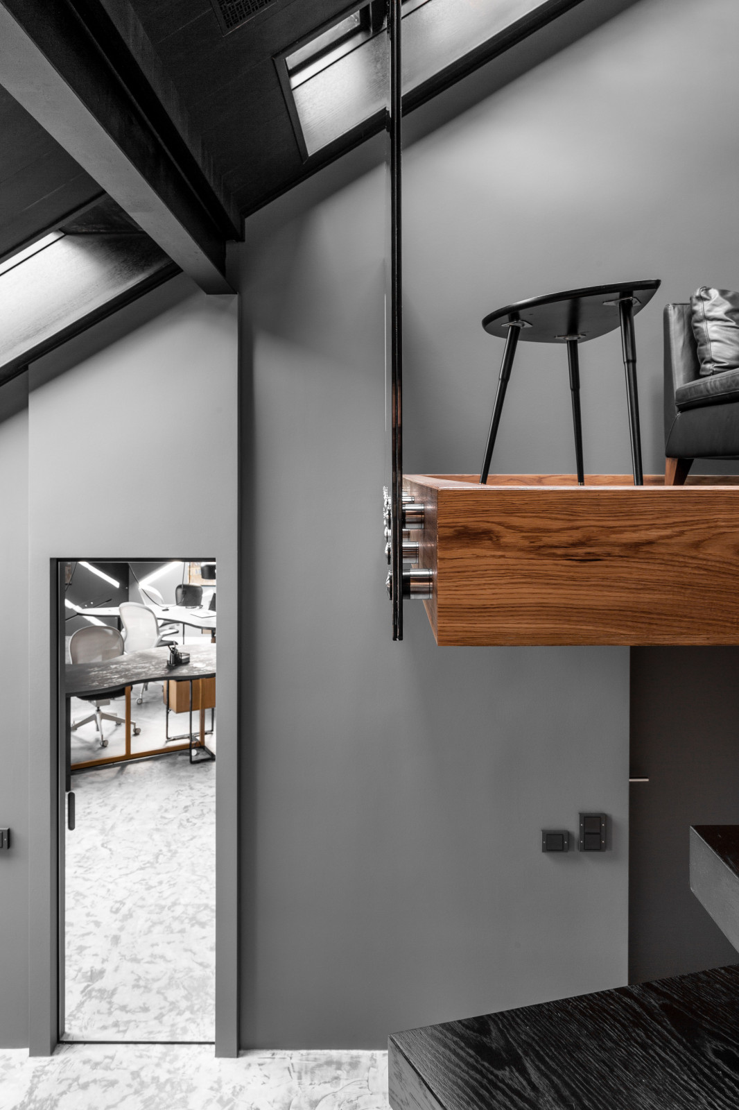 Офис в мансарде