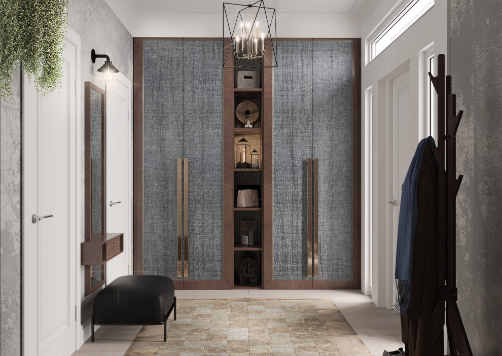 Обложка проекта: Загородная усадьба в стиле американская классика   250 кв м