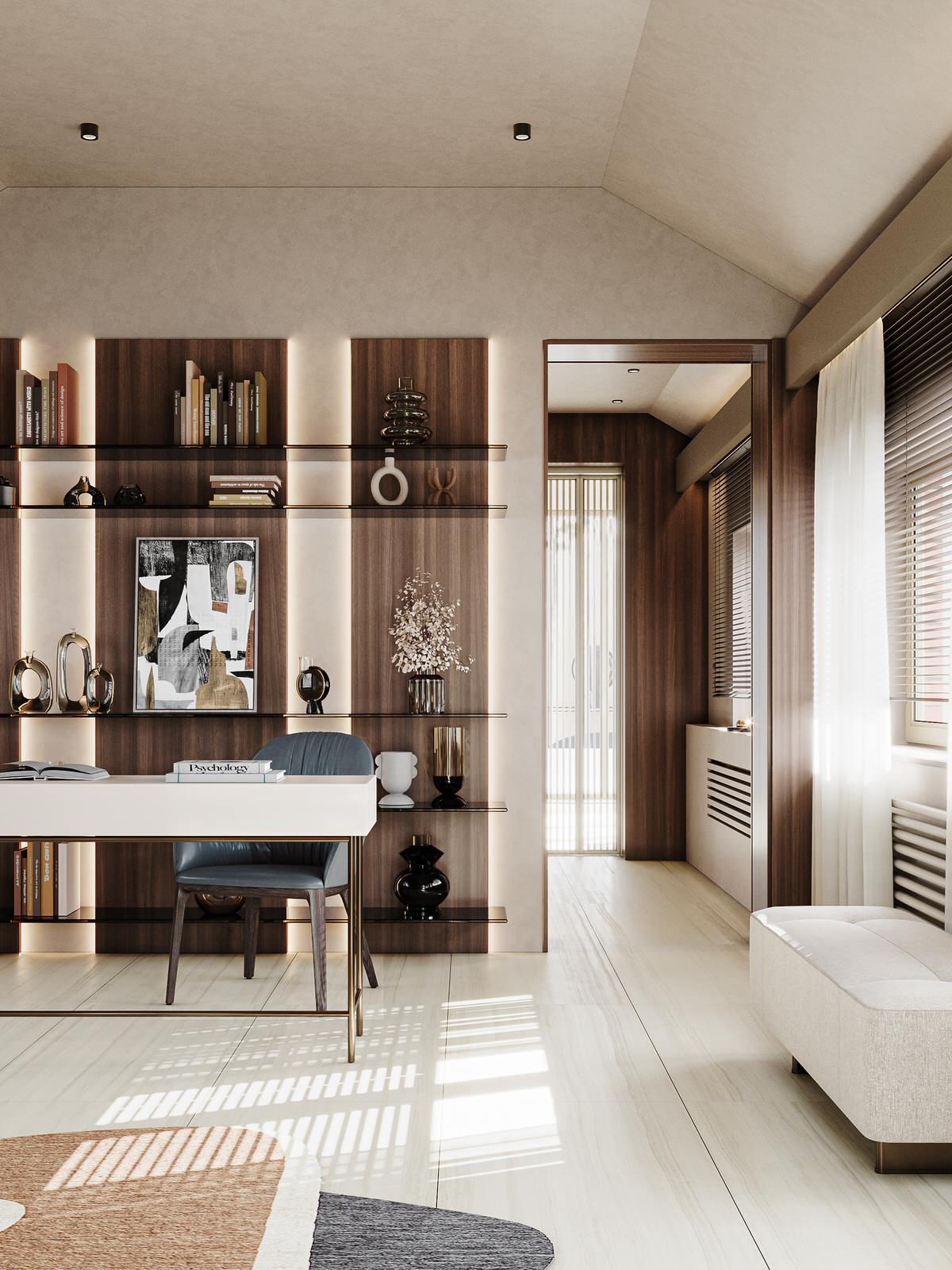 Дизайн-проект загородного дома в Рощино 68м²