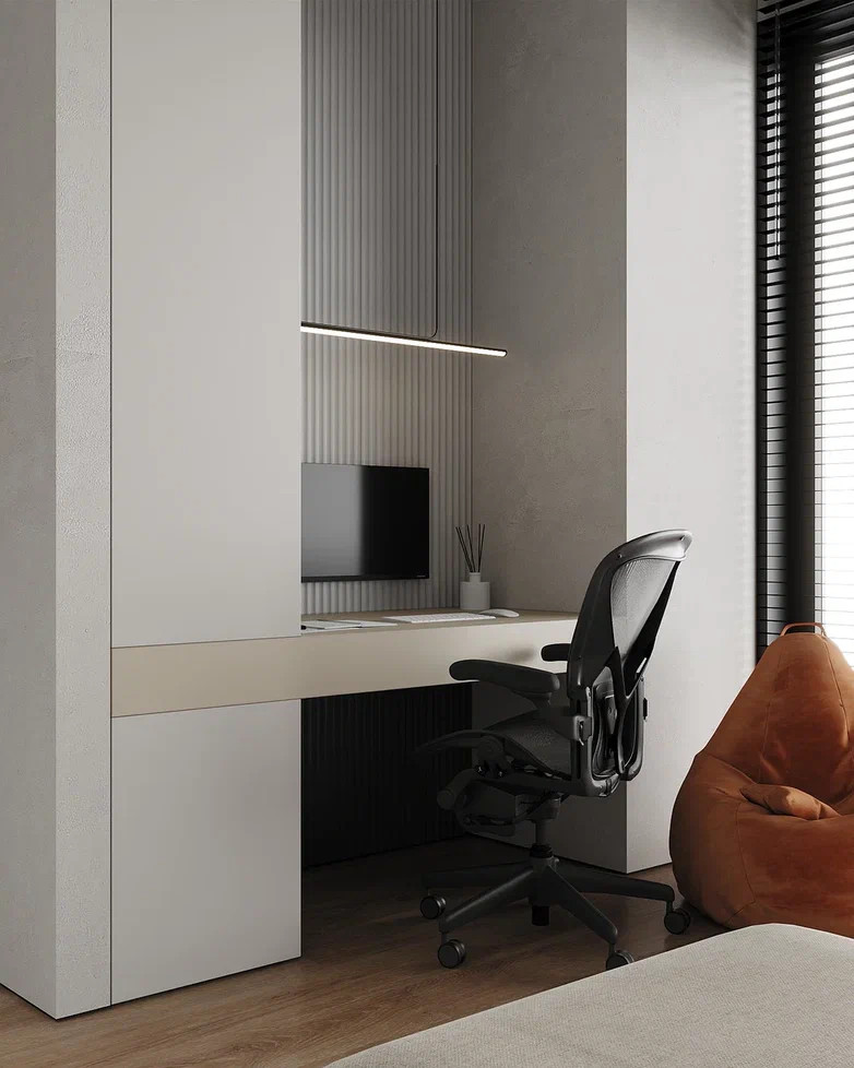 ЖК «Hide», квартира в стиле современный минимализм