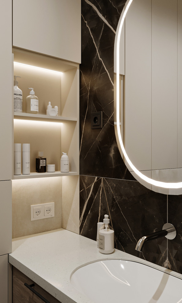 Интерьер квартиры в ЖК "Метрополия"