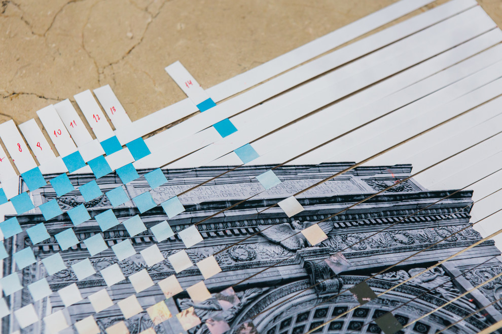 Своими руками: Плетеное декоративное панно из бумаги