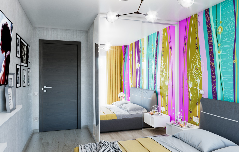 Смелое решение для спальни!