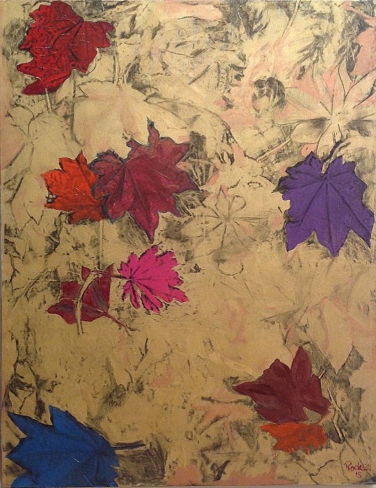 Autumn Leaves Abstraction